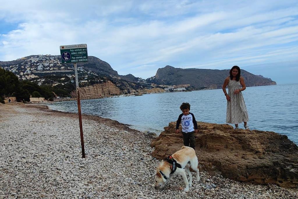Villa Altea Moderna Vistas Panoramicas Bagian luar foto