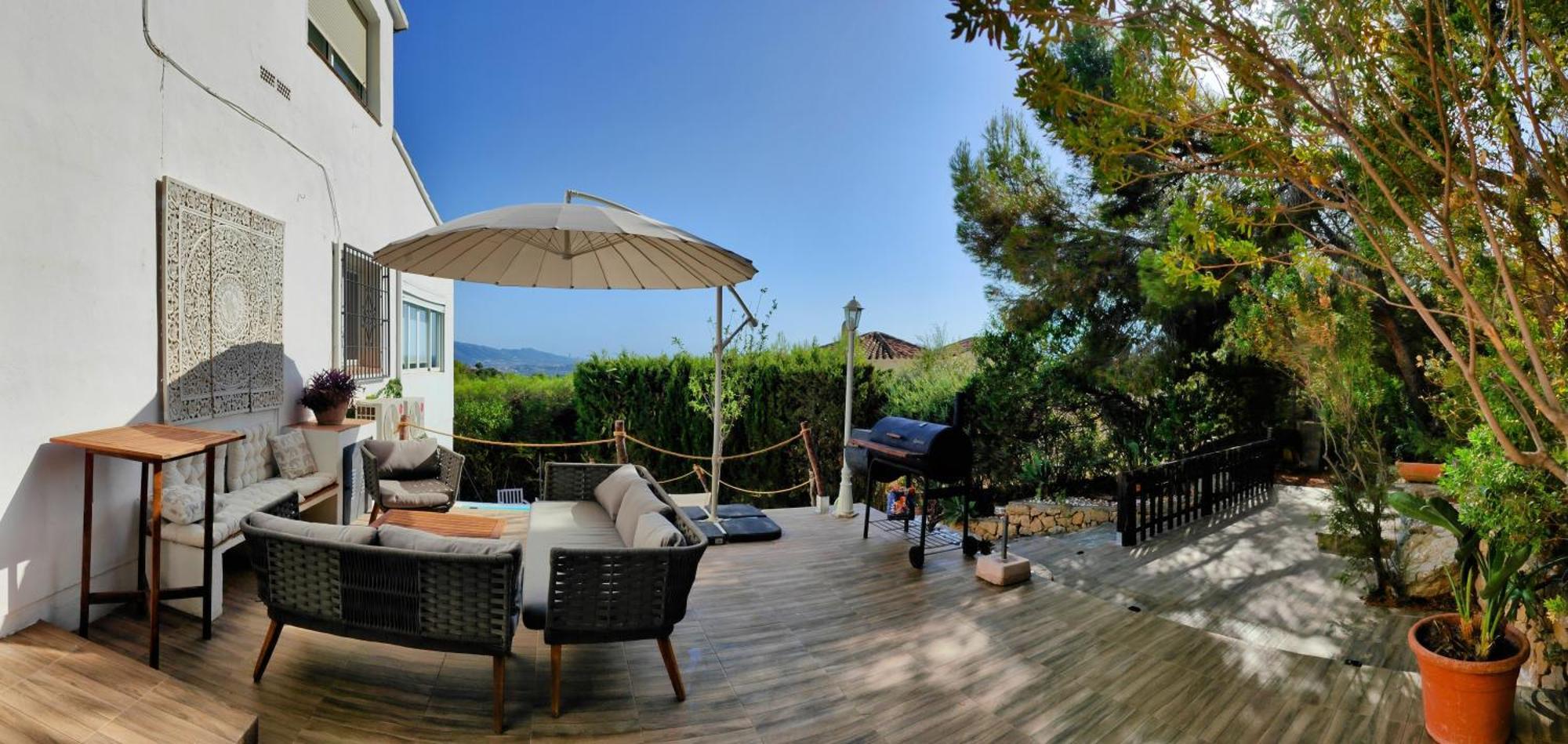 Villa Altea Moderna Vistas Panoramicas Bagian luar foto